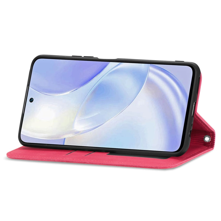 For Huawei nova 8 SE Youth Retro Skin Feel Business Magnetic Horizontal Flip Leather Case with Holder & Card Slots & Wallet & Photo Frame