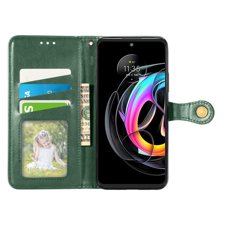 For Motorola Edge 20 Lite Solid Color Leather Buckle Phone Case with Lanyard & Photo Frame & Card Slot & Wallet & Stand Function