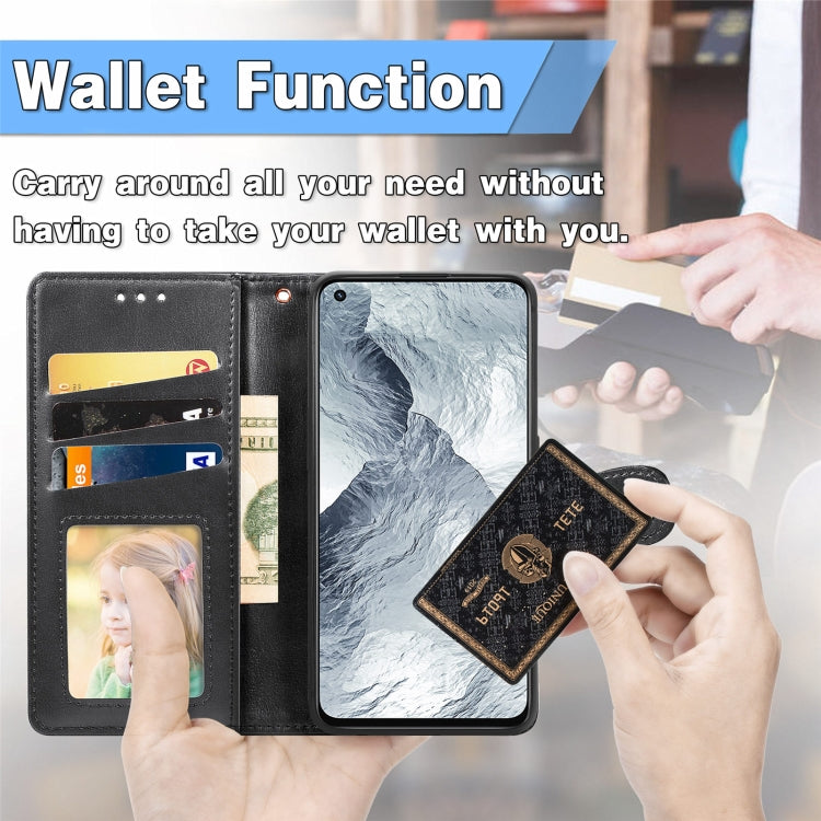 For OPPO Realme GT Master Solid Color Leather Buckle Phone Case with Lanyard & Photo Frame & Card Slot & Wallet & Stand Function