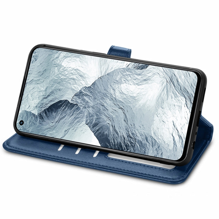 For OPPO Realme GT Master Solid Color Leather Buckle Phone Case with Lanyard & Photo Frame & Card Slot & Wallet & Stand Function