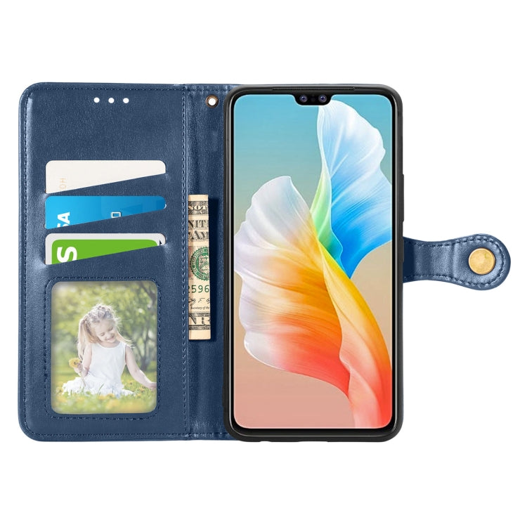 For vivo S10 / S10 Pro Solid Color Leather Buckle Phone Case