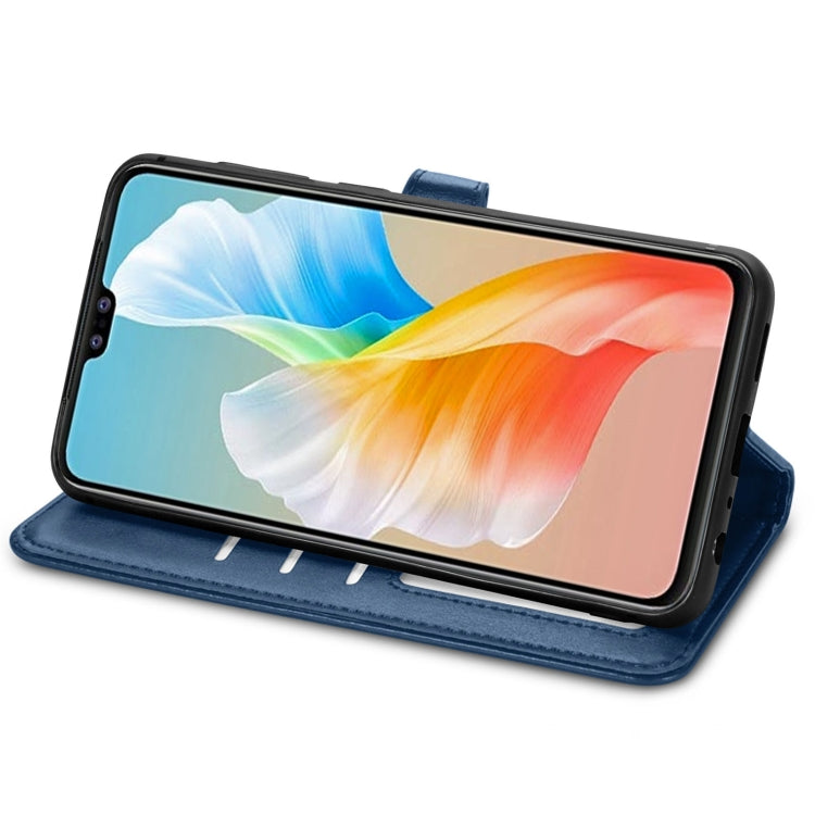 For vivo S10 / S10 Pro Solid Color Leather Buckle Phone Case