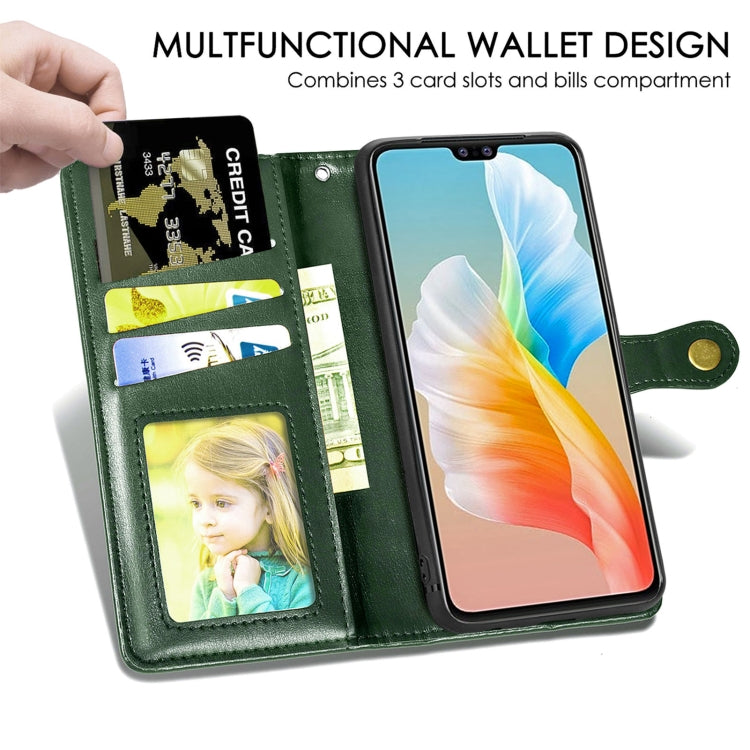 For vivo S10 / S10 Pro Solid Color Leather Buckle Phone Case