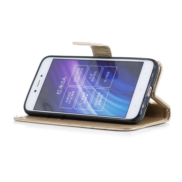 Diamond Encrusted Butterflies Love Flowers Pattern Horizontal Flip Leather Case for Xiaomi Redmi 5A , with Holder & Card Slots & Wallet & Lanyard