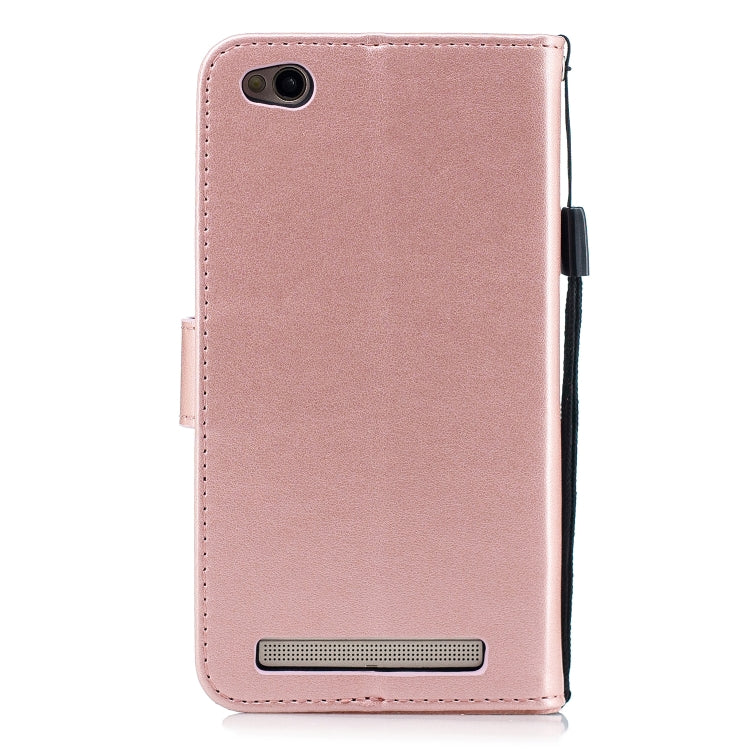 Diamond Encrusted Butterflies Love Flowers Pattern Horizontal Flip Leather Case for Xiaomi Redmi 5A , with Holder & Card Slots & Wallet & Lanyard