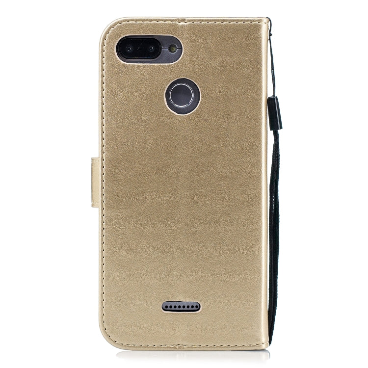 Diamond Encrusted Butterflies Love Flowers Pattern Horizontal Flip Leather Case for Xiaomi Redmi 6 , with Holder & Card Slots & Wallet & Lanyard