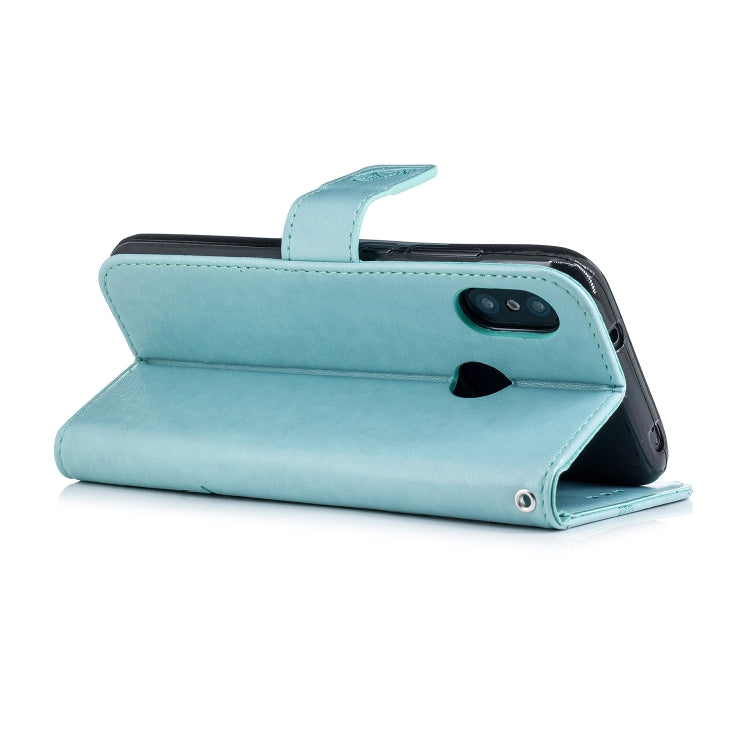 Diamond Encrusted Butterflies Love Flowers Pattern Horizontal Flip Leather Case for Xiaomi Redmi Note 6 Pro , with Holder & Card Slots & Wallet & Lanyard