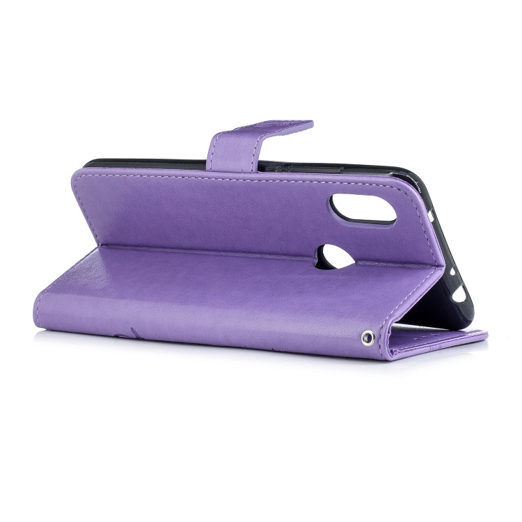 Diamond Encrusted Butterflies Love Flowers Pattern Horizontal Flip Leather Case for Xiaomi Redmi Note 6 , with Holder & Card Slots & Wallet & Lanyard