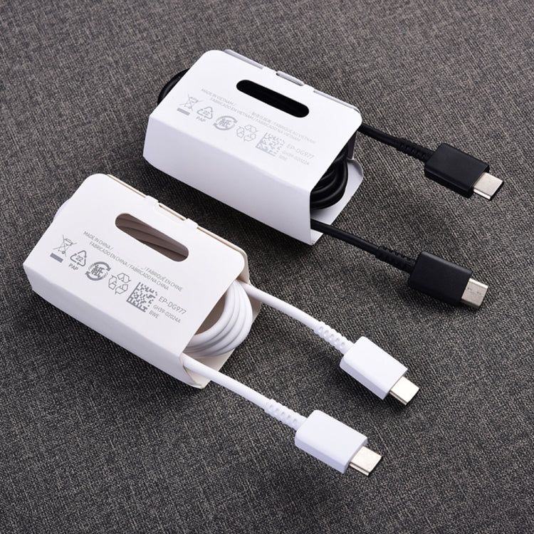 XJ-69 1m 3A USB-C / Type-C to Type-C TPU Charging Sync Data Cable for Mobile Phone