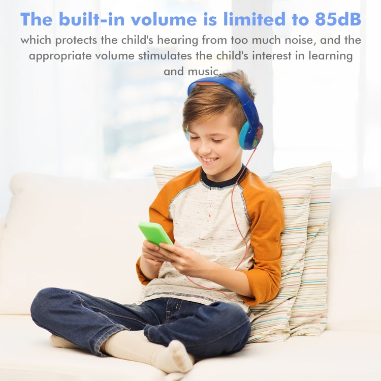 KID101 Portable Cute Children Learning Wired Headphone