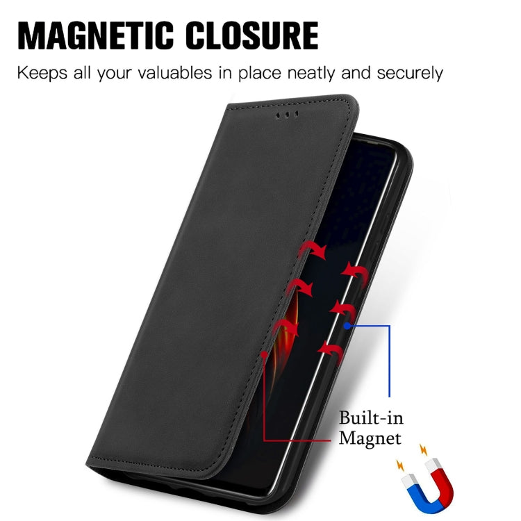 For TECNO Pova 2 Retro Skin Feel Business Magnetic Horizontal Flip Leather Case with Holder & Card Slots & Wallet & Photo Frame