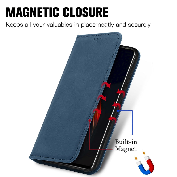 For TECNO Pova 2 Retro Skin Feel Business Magnetic Horizontal Flip Leather Case with Holder & Card Slots & Wallet & Photo Frame