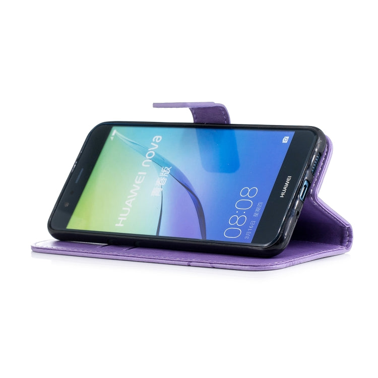 Diamond Encrusted Butterflies Love Flowers Pattern Horizontal Flip Leather Case with for Huawei P10 Lite , Holder & Card Slots & Wallet & Lanyard