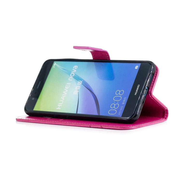 Diamond Encrusted Butterflies Love Flowers Pattern Horizontal Flip Leather Case with for Huawei P10 Lite , Holder & Card Slots & Wallet & Lanyard