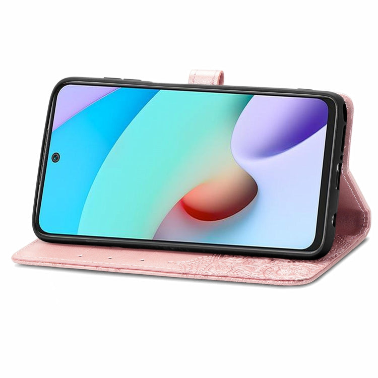 For Xiaomi Redmi 10 Mandala Embossing Pattern Horizontal Flip Leather Case with Holder & Card Slots & Wallet & Lanyard