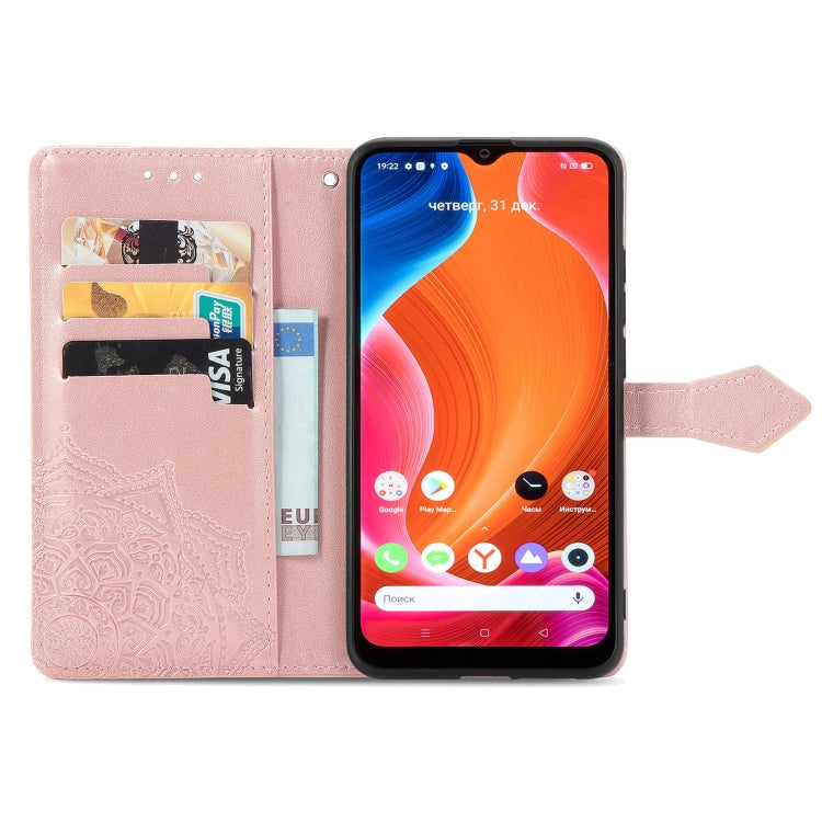 For OPPO Realme C20 Mandala Embossing Pattern Horizontal Flip Leather Case with Holder & Card Slots & Wallet & Lanyard