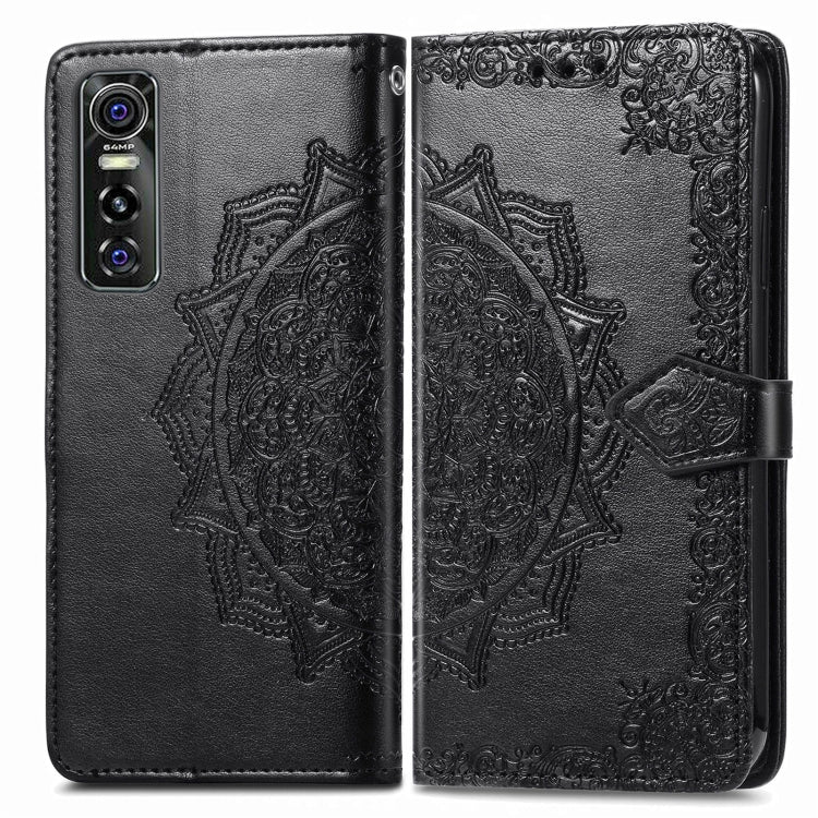 For vivo S7 E Mandala Embossing Pattern Horizontal Flip Leather Case with Holder & Card Slots & Wallet & Lanyard