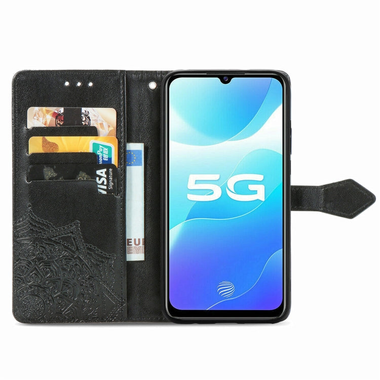 For vivo S7 E Mandala Embossing Pattern Horizontal Flip Leather Case with Holder & Card Slots & Wallet & Lanyard