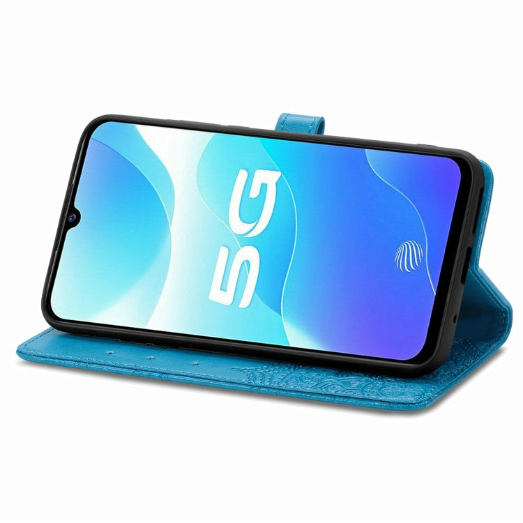 For vivo S7 E Mandala Embossing Pattern Horizontal Flip Leather Case with Holder & Card Slots & Wallet & Lanyard