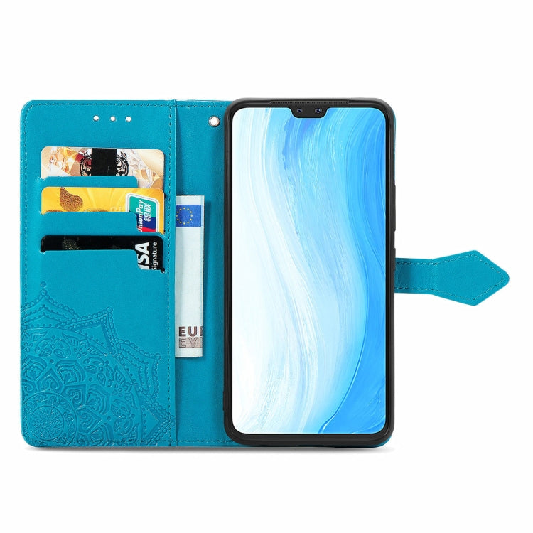 For vivo S7 Mandala Embossing Pattern Horizontal Flip Leather Case with Holder & Card Slots & Wallet & Lanyard