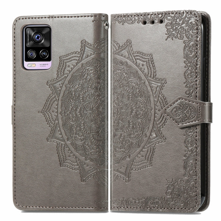 For vivo S7 Mandala Embossing Pattern Horizontal Flip Leather Case with Holder & Card Slots & Wallet & Lanyard