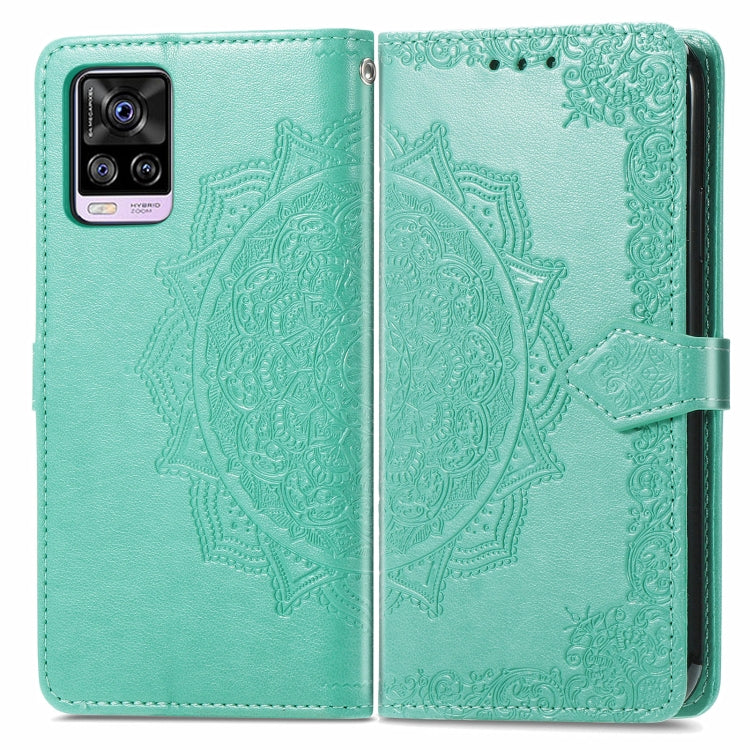 For vivo S7 Mandala Embossing Pattern Horizontal Flip Leather Case with Holder & Card Slots & Wallet & Lanyard