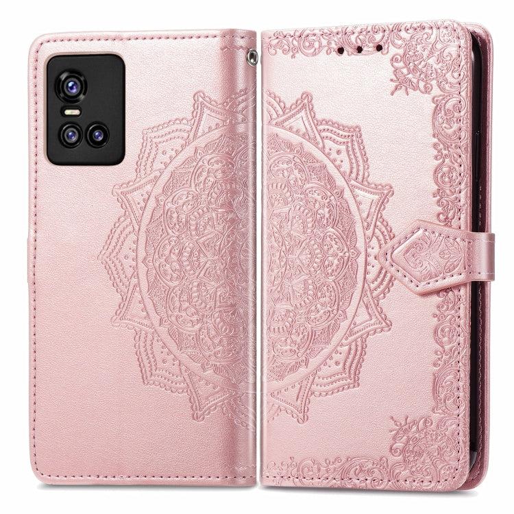 For vivo S10 / S10 Pro Mandala Embossing Pattern Horizontal Flip Leather Case with Holder & Card Slots & Wallet & Lanyard