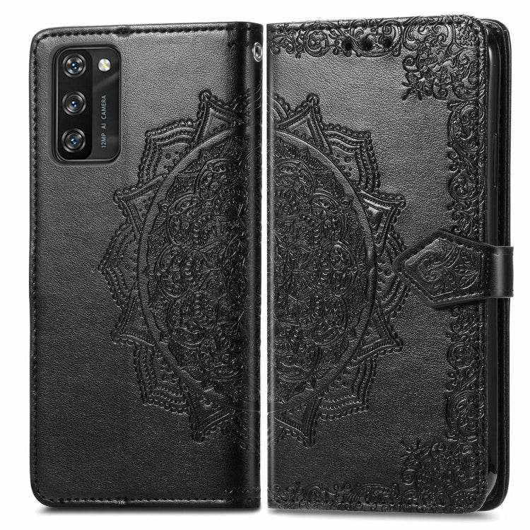 For Blackview A100 Mandala Embossing Pattern Horizontal Flip Leather Case with Holder & Card Slots & Wallet & Lanyard