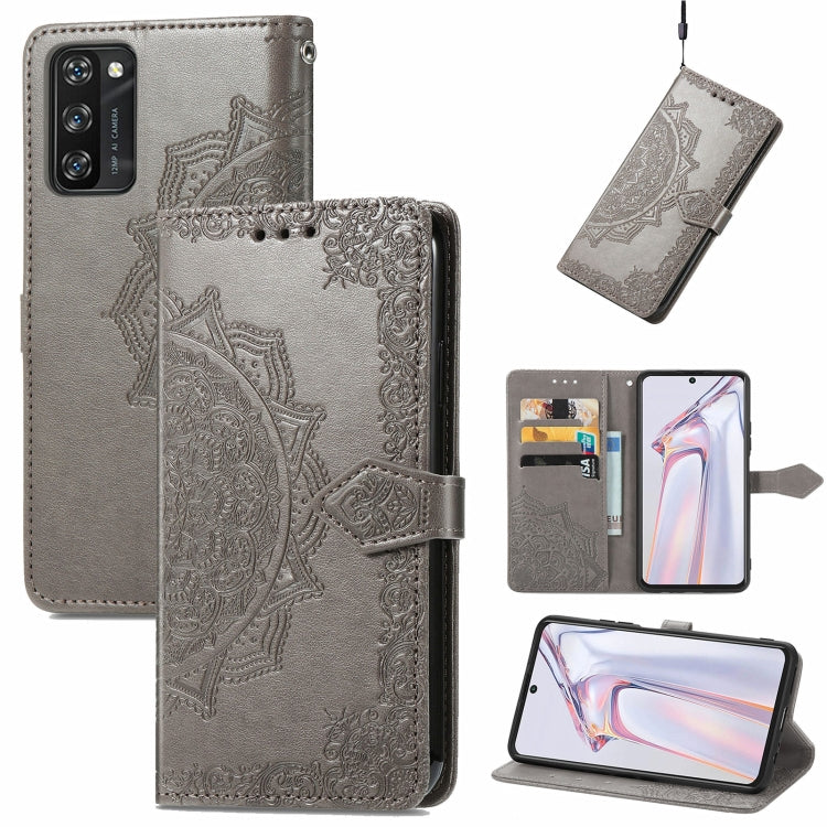 For Blackview A100 Mandala Embossing Pattern Horizontal Flip Leather Case with Holder & Card Slots & Wallet & Lanyard
