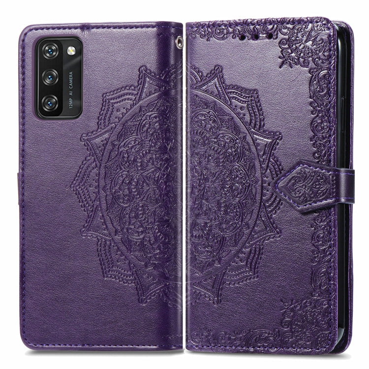 For Blackview A100 Mandala Embossing Pattern Horizontal Flip Leather Case with Holder & Card Slots & Wallet & Lanyard