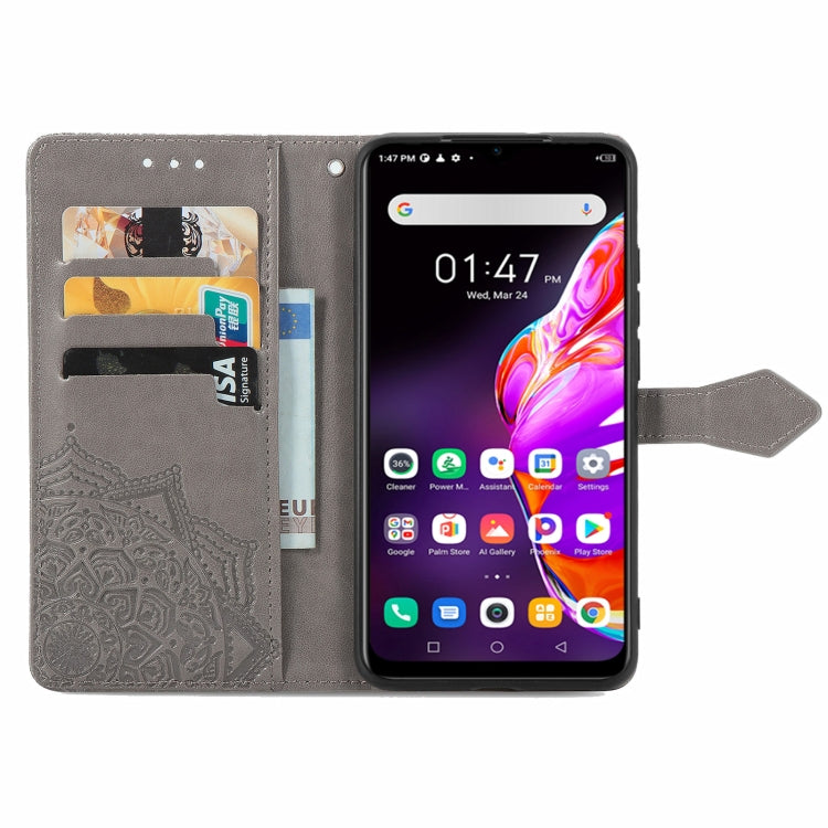 For Infinix HOT 10T Mandala Embossing Pattern Horizontal Flip Leather Case with Holder & Card Slots & Wallet & Lanyard