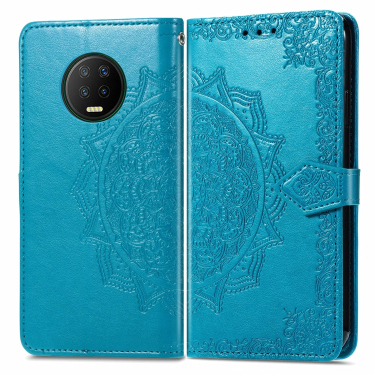 For Infinix Note 7 Mandala Embossing Pattern Horizontal Flip Leather Case with Holder & Card Slots & Wallet & Lanyard