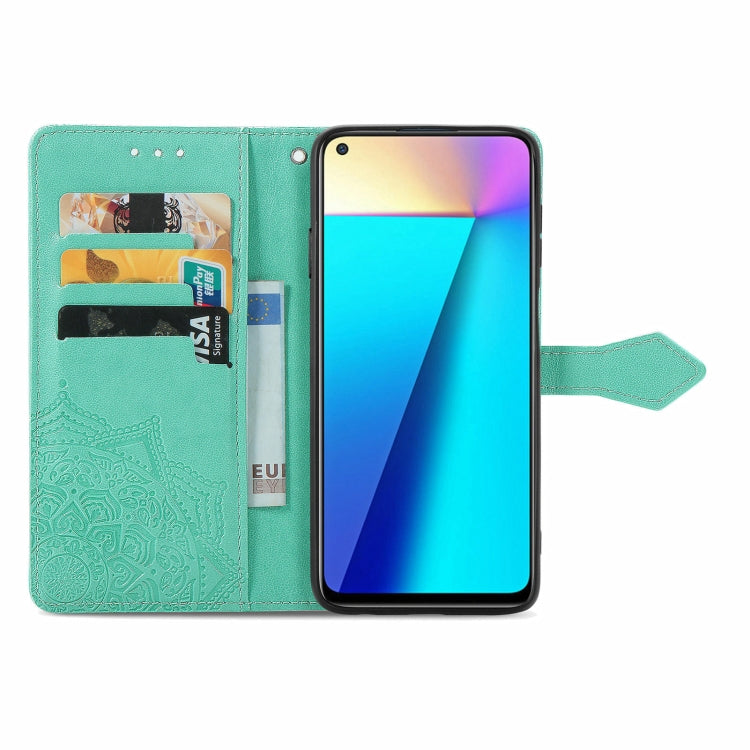 For Infinix Note 7 Mandala Embossing Pattern Horizontal Flip Leather Case with Holder & Card Slots & Wallet & Lanyard