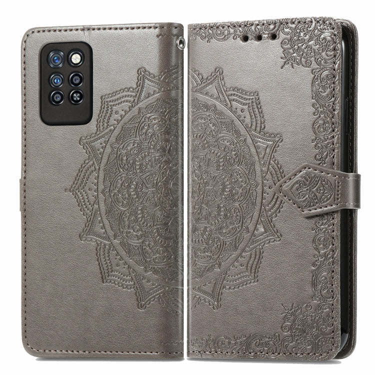 For Infinix Note 10 Pro Mandala Embossing Pattern Horizontal Flip Leather Case with Holder & Card Slots & Wallet & Lanyard