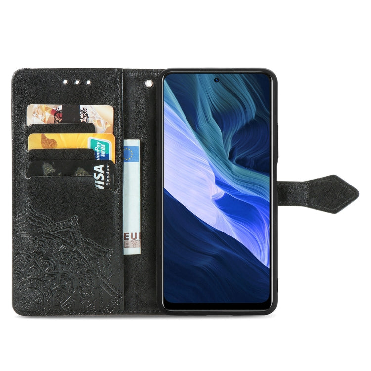For Infinix Note 10 Mandala Embossing Pattern Horizontal Flip Leather Case with Holder & Card Slots & Wallet & Lanyard