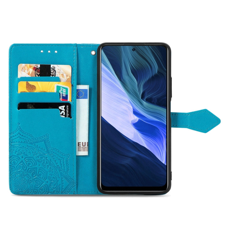 For Infinix Note 10 Mandala Embossing Pattern Horizontal Flip Leather Case with Holder & Card Slots & Wallet & Lanyard