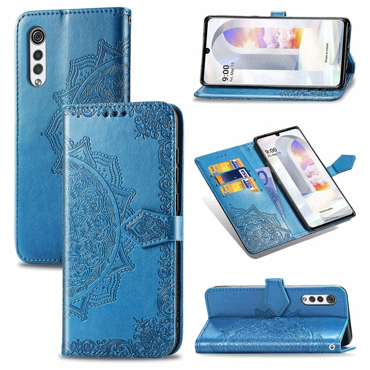 For LG Velvet 2 Pro Mandala Embossing Pattern Horizontal Flip Leather Case with Holder & Card Slots & Wallet & Lanyard