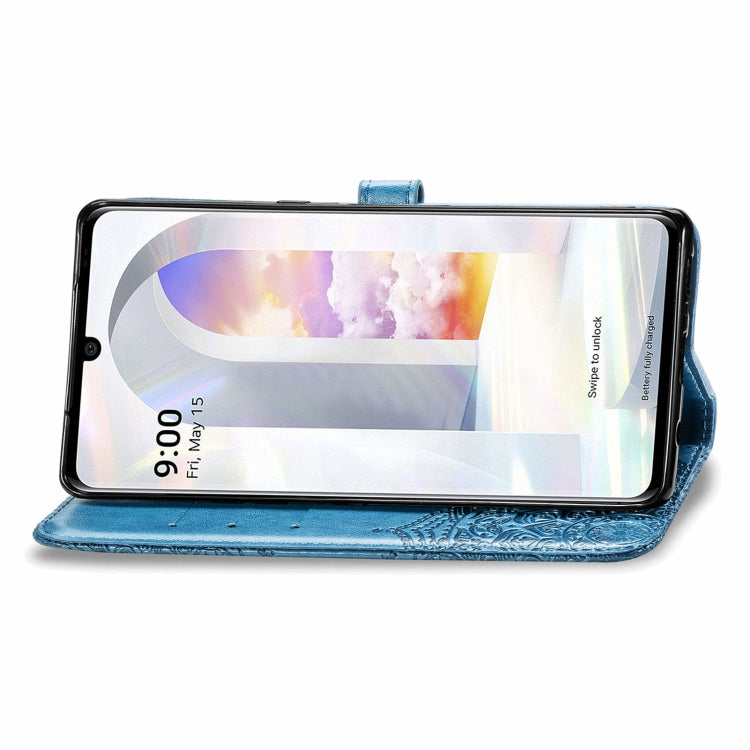 For LG Velvet 2 Pro Mandala Embossing Pattern Horizontal Flip Leather Case with Holder & Card Slots & Wallet & Lanyard