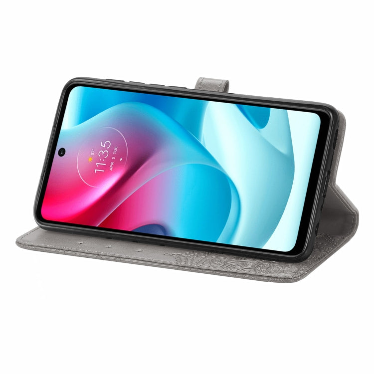 For Motorola Moto G60S Mandala Embossing Pattern Horizontal Flip Leather Case with Holder & Card Slots & Wallet & Lanyard