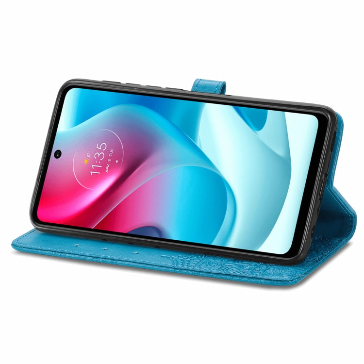 For Motorola Moto G60S Mandala Embossing Pattern Horizontal Flip Leather Case with Holder & Card Slots & Wallet & Lanyard