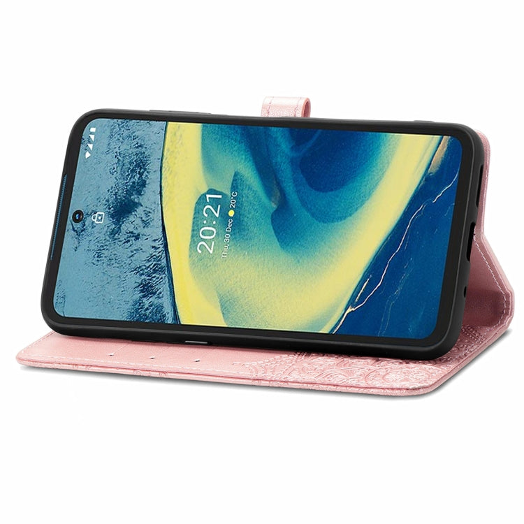 For Nokia XR 20 Mandala Embossing Pattern Horizontal Flip Leather Case with Holder & Card Slots & Wallet & Lanyard