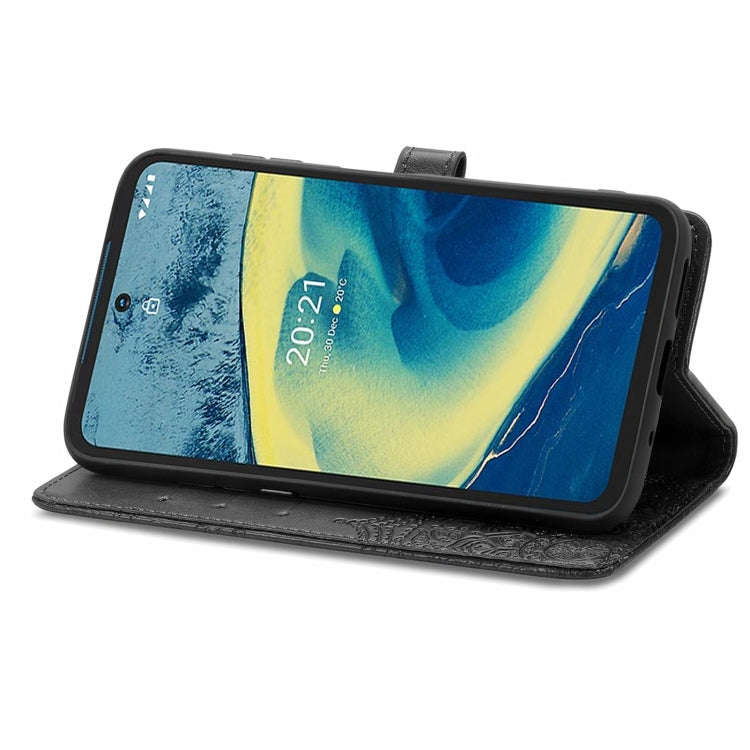 For Nokia XR 20 Mandala Embossing Pattern Horizontal Flip Leather Case with Holder & Card Slots & Wallet & Lanyard