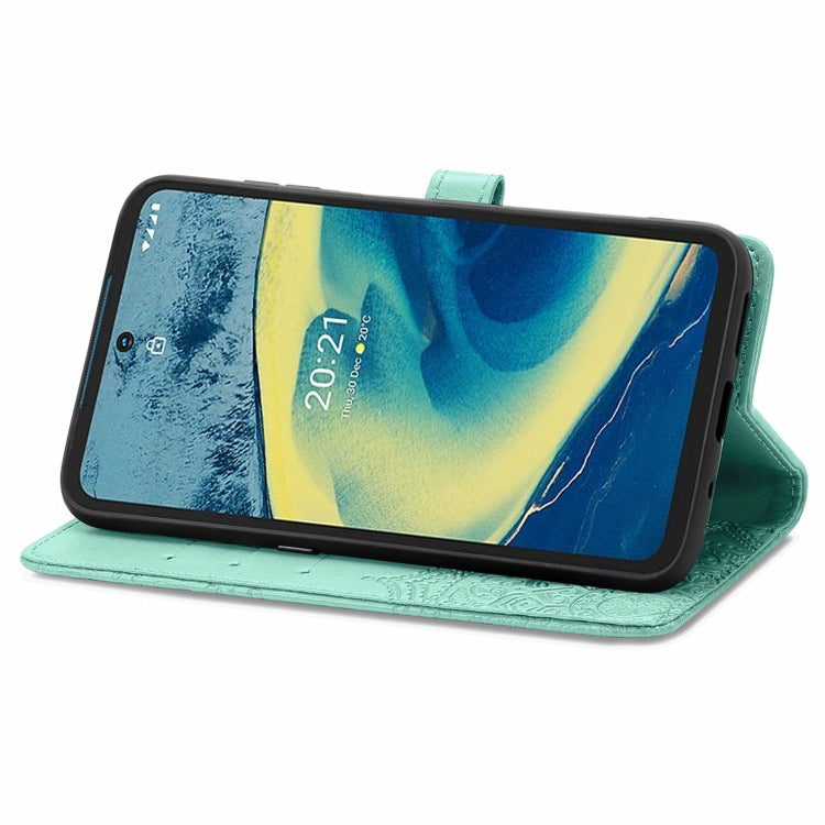 For Nokia XR 20 Mandala Embossing Pattern Horizontal Flip Leather Case with Holder & Card Slots & Wallet & Lanyard