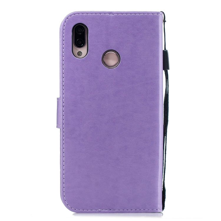 Diamond Encrusted Butterflies Love Flowers Pattern Horizontal Flip Leather Case for Huawei P20 Lite , with Holder & Card Slots & Wallet & Lanyard