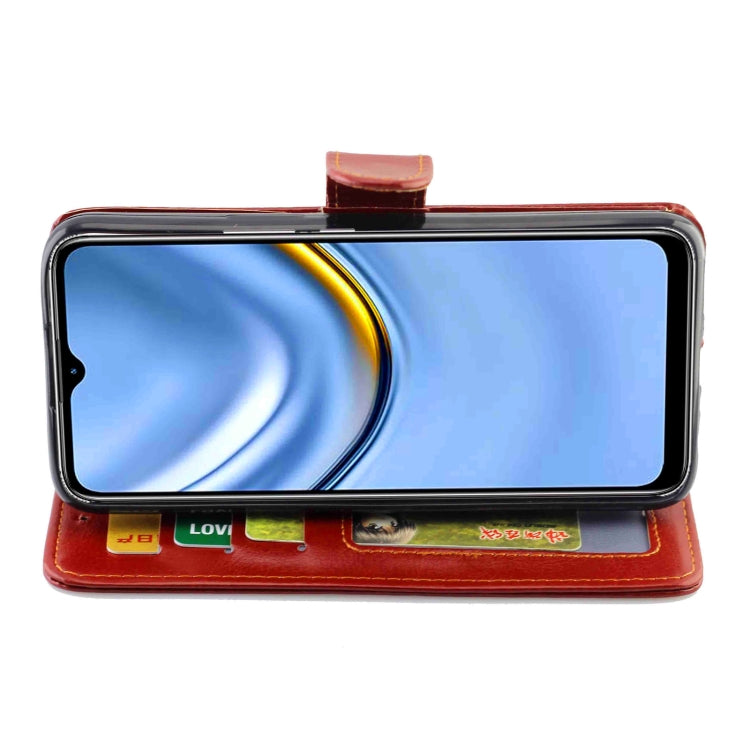 For Honor Play 20 Crazy Horse Texture Leather Horizontal Flip Protective Case with Holder & Card Slots & Wallet & Photo Frame