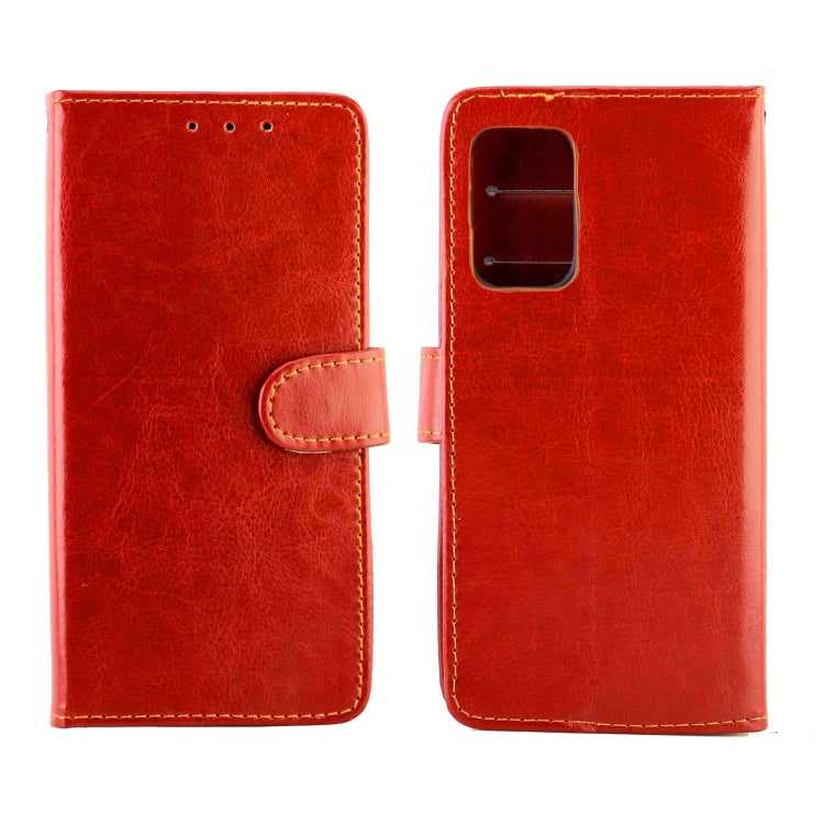 For OPPO Reno6 4G Crazy Horse Texture Leather Horizontal Flip Protective Case with Holder & Card Slots & Wallet & Photo Frame