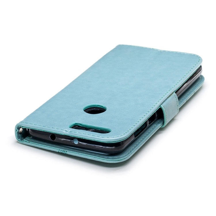 Diamond Encrusted Butterflies Love Flowers Pattern Horizontal Flip Leather Case for Huawei Honor 8 , withHolder & Card Slots & Wallet & Lanyard