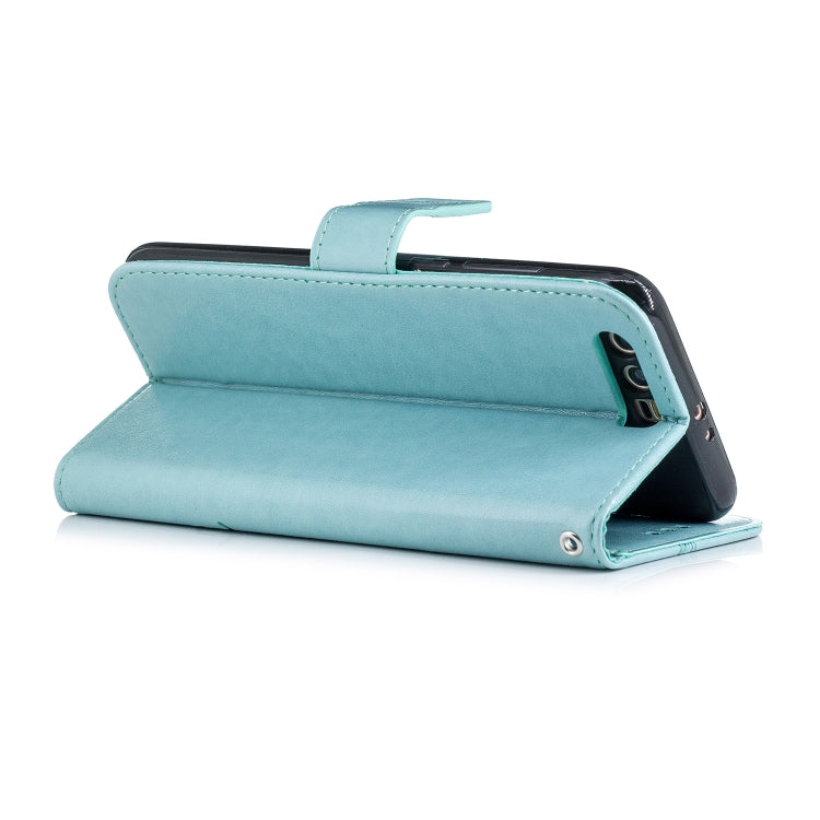 Diamond Encrusted Butterflies Love Flowers Pattern Horizontal Flip Leather Case for Huawei Honor 10 , with Holder & Card Slots & Wallet & Lanyard