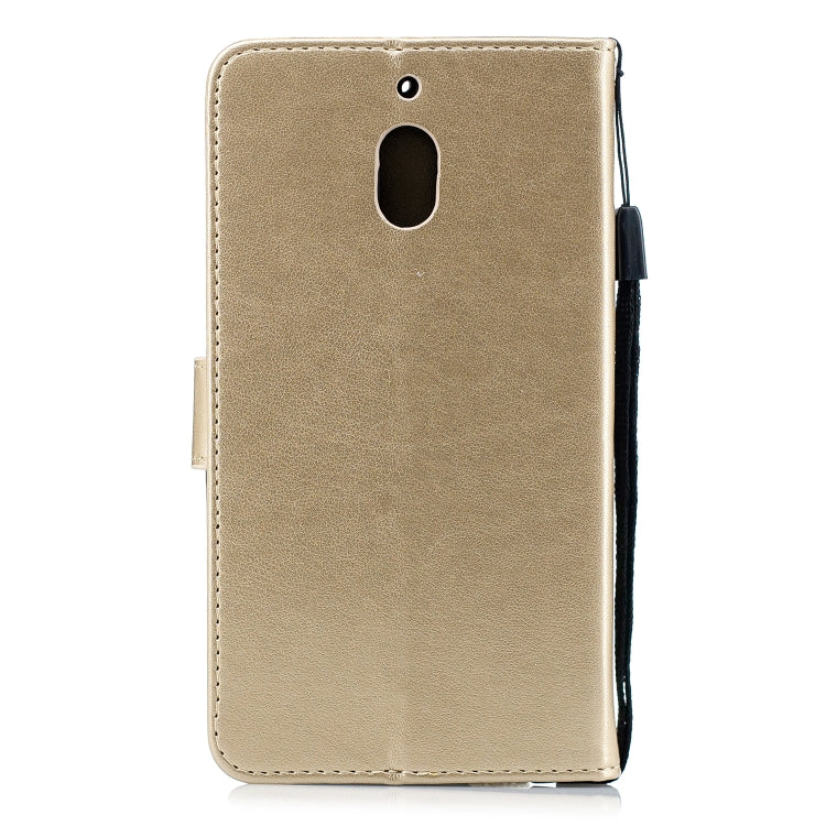 Diamond Encrusted Butterflies Love Flowers Pattern Horizontal Flip Leather Case for Nokia 2.1 , with Holder & Card Slots & Wallet & Lanyard