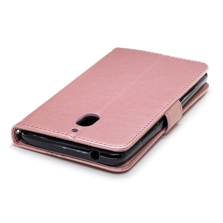 Diamond Encrusted Butterflies Love Flowers Pattern Horizontal Flip Leather Case for Nokia 2.1 , with Holder & Card Slots & Wallet & Lanyard